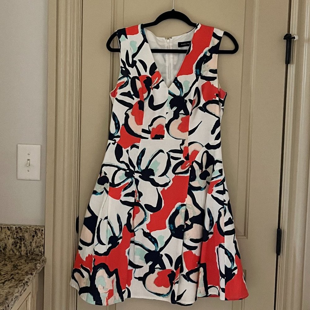 Sleeveless, Floral, Fit and Flare, Knee length dress, SZ 10